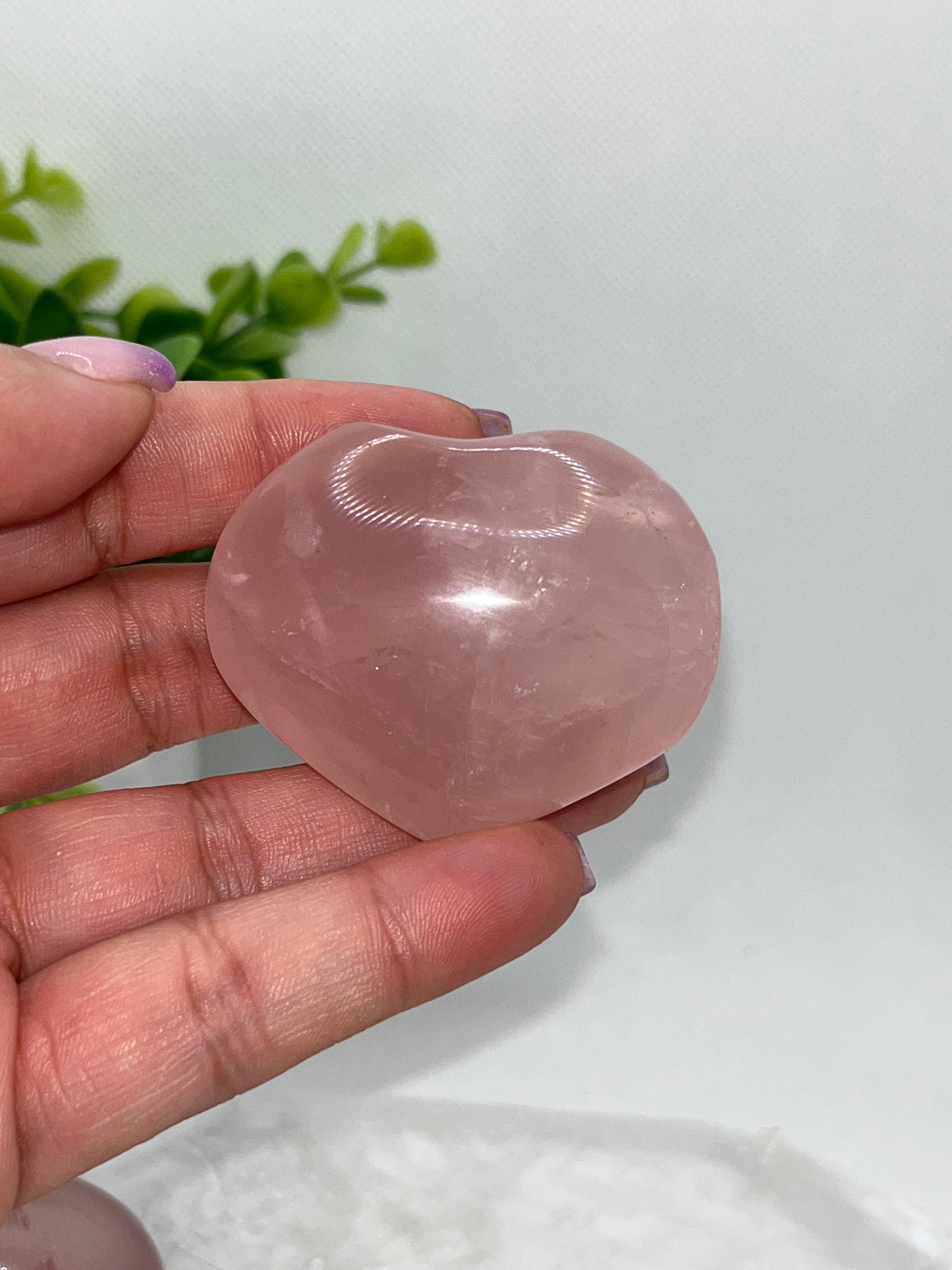 Rose Quartz Heart
