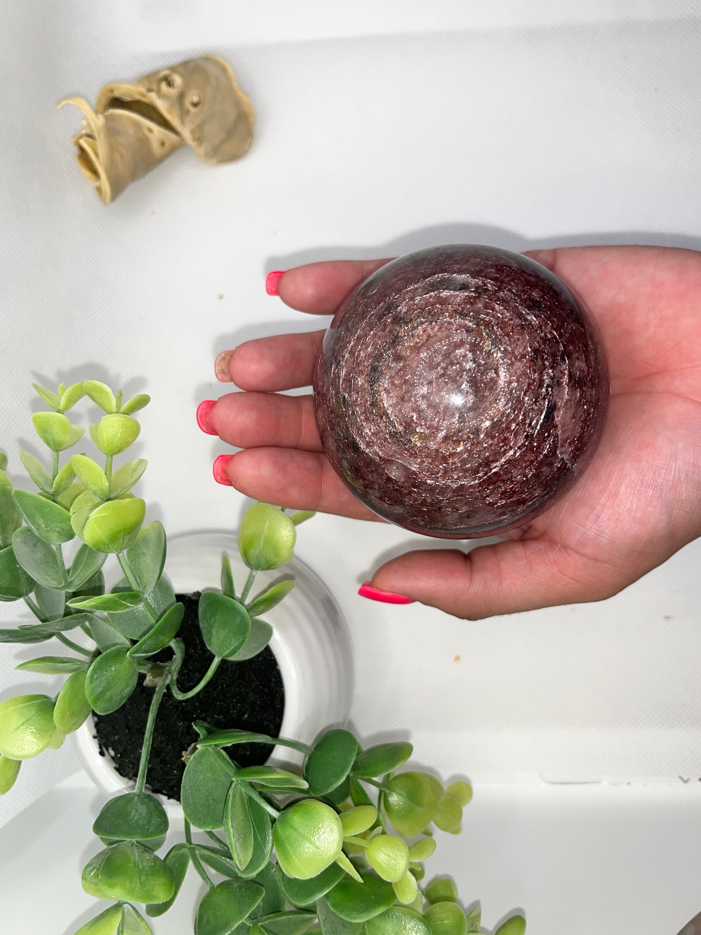 Strawberry Quartz Sphere