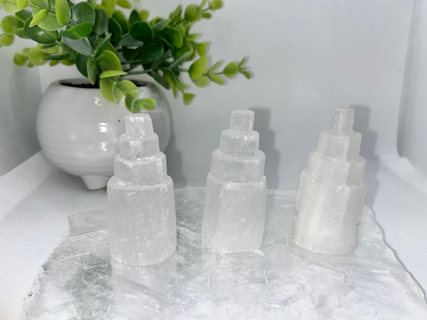 Selenite Mini Tower