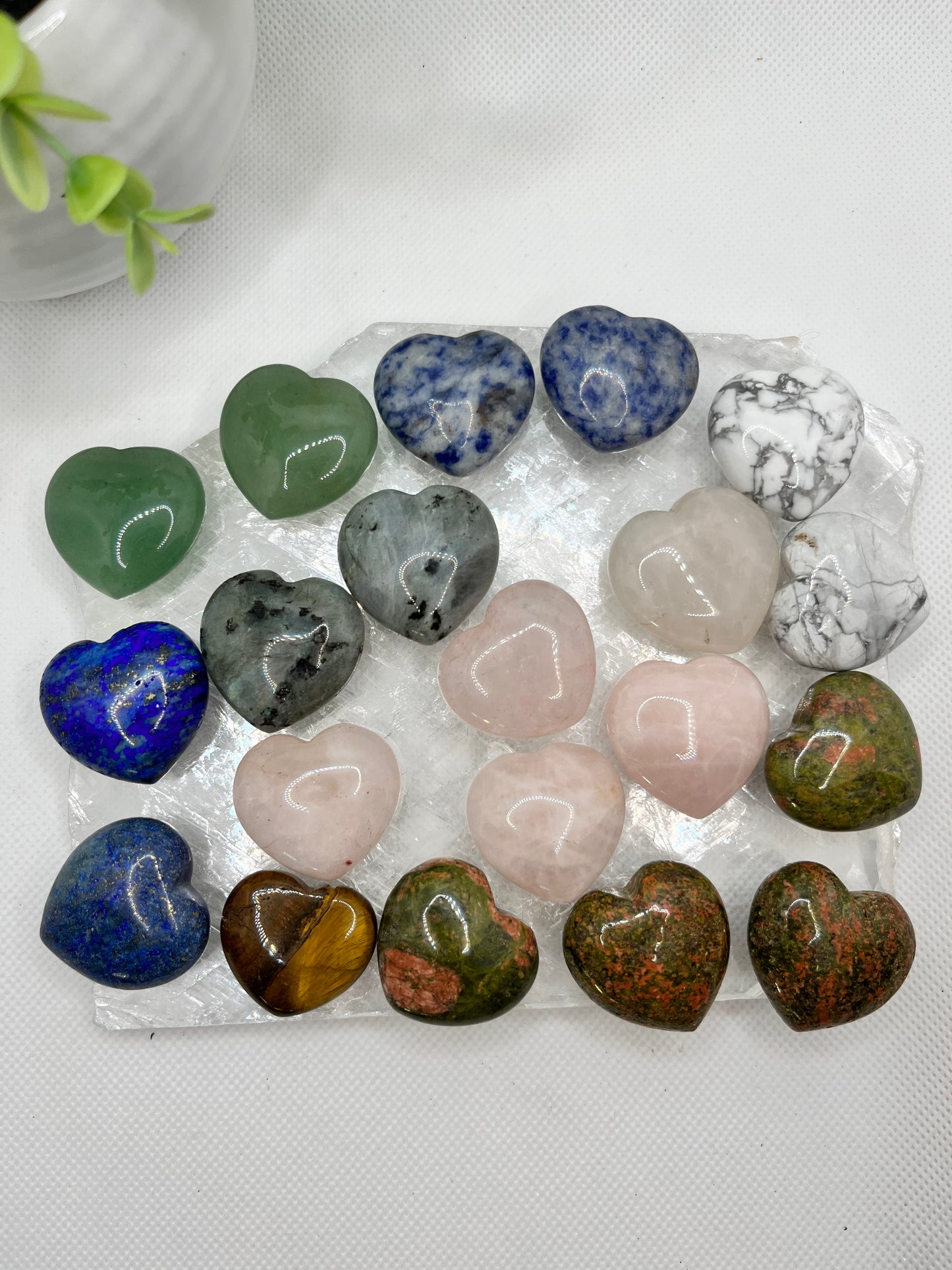 Crystal Heart Carving