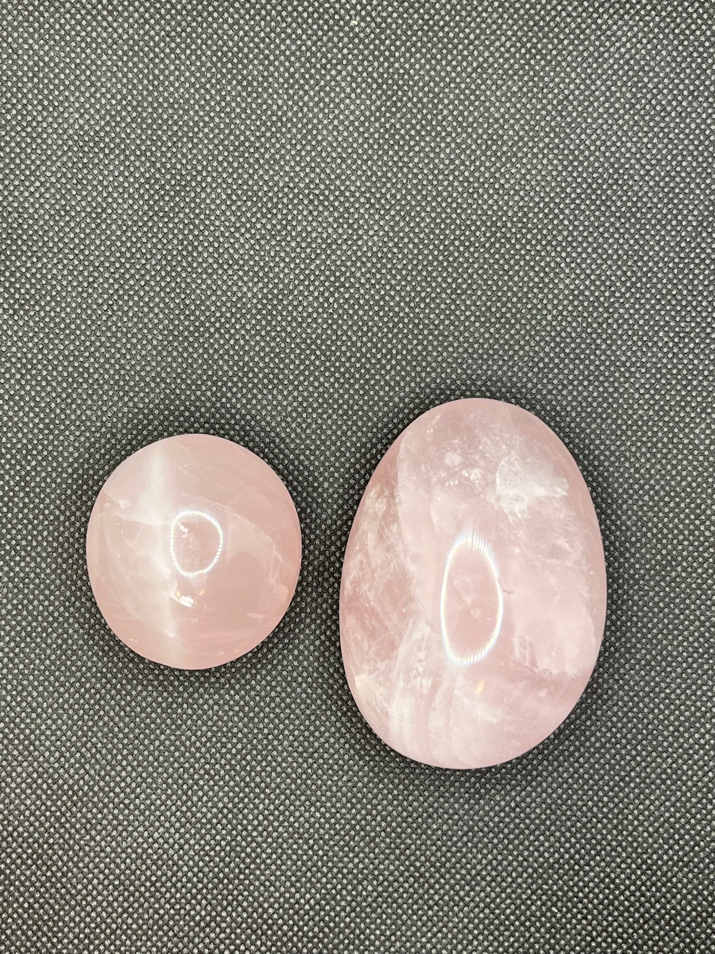 Rose Quartz Palm Stone