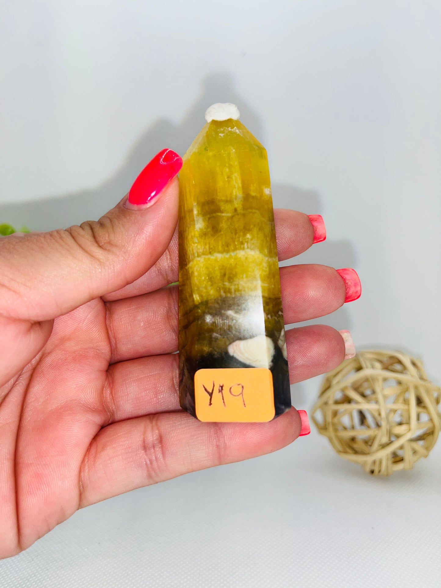 Yellow Fluorite Tower